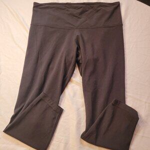 Athleta black ultra high rise elation 7/8 tight leggings EUC 1X